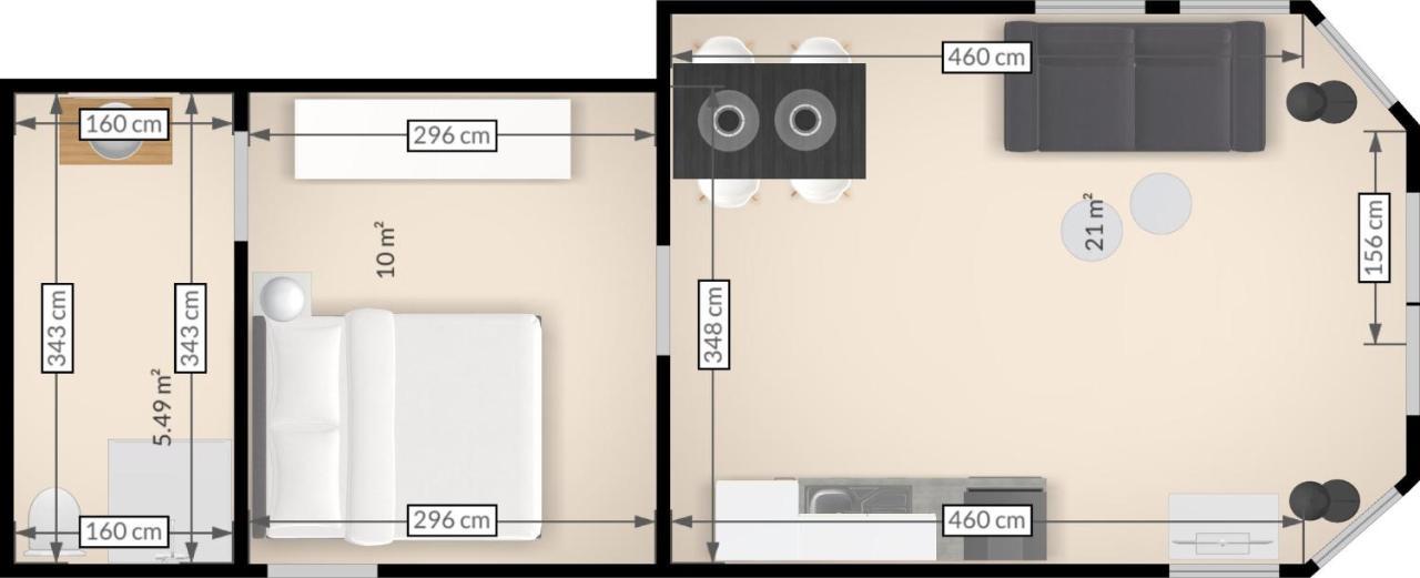 Rmg Roses Apartments 巴德小基希海姆 外观 照片